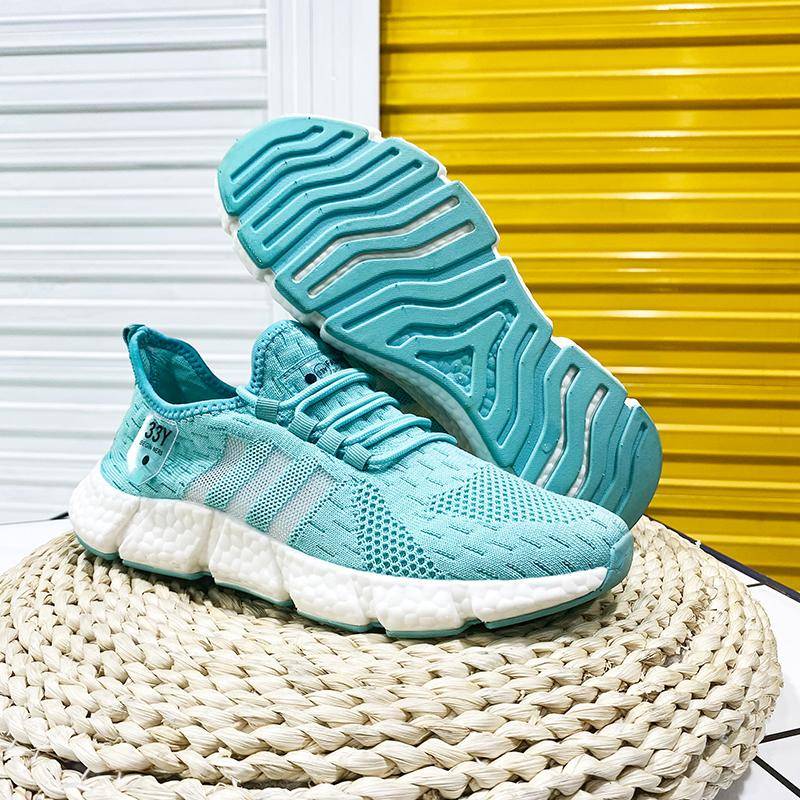 Unisex Freizeitschuhe Gym Tragbare Laufschuhe Große Größe Atmungsaktive Turnschuhe Mesh Freizeitschuhe 41 hellblaue von Joom DACH
