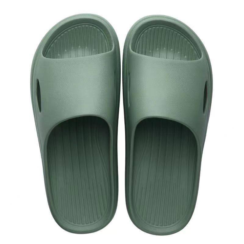 Unisex-Hausschuhe: Gemütliche Flip-Flops für drinnen, Sandalen für Männer und Frauen, perfekt für den Einsatz im Badezimmer. 38-39 grün von Joom DACH