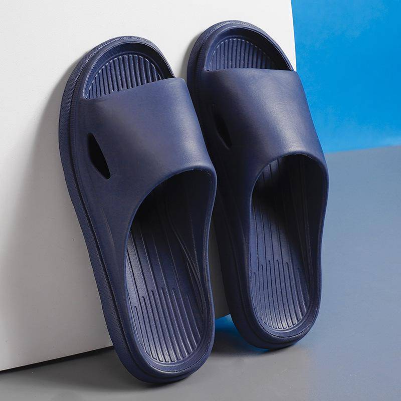 Unisex-Hausschuhe: Gemütliche Flip-Flops für drinnen, Sandalen für Männer und Frauen, perfekt für den Einsatz im Badezimmer. 42-43 blau von Joom DACH