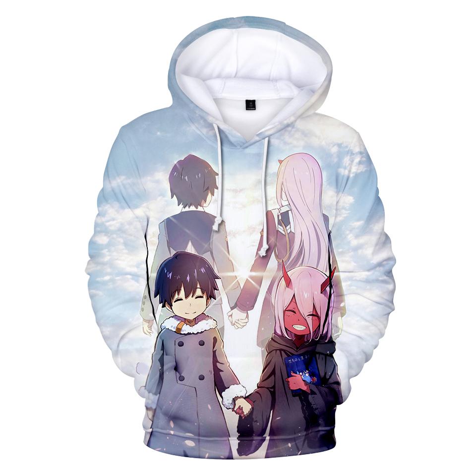 Unisex Herbst Hoodies 3D Sweatshirts Darling in the FranXX Anime Hoodie Männer Frauen Freizeitkleidung Mode Langarm Hoodies L von Joom DACH