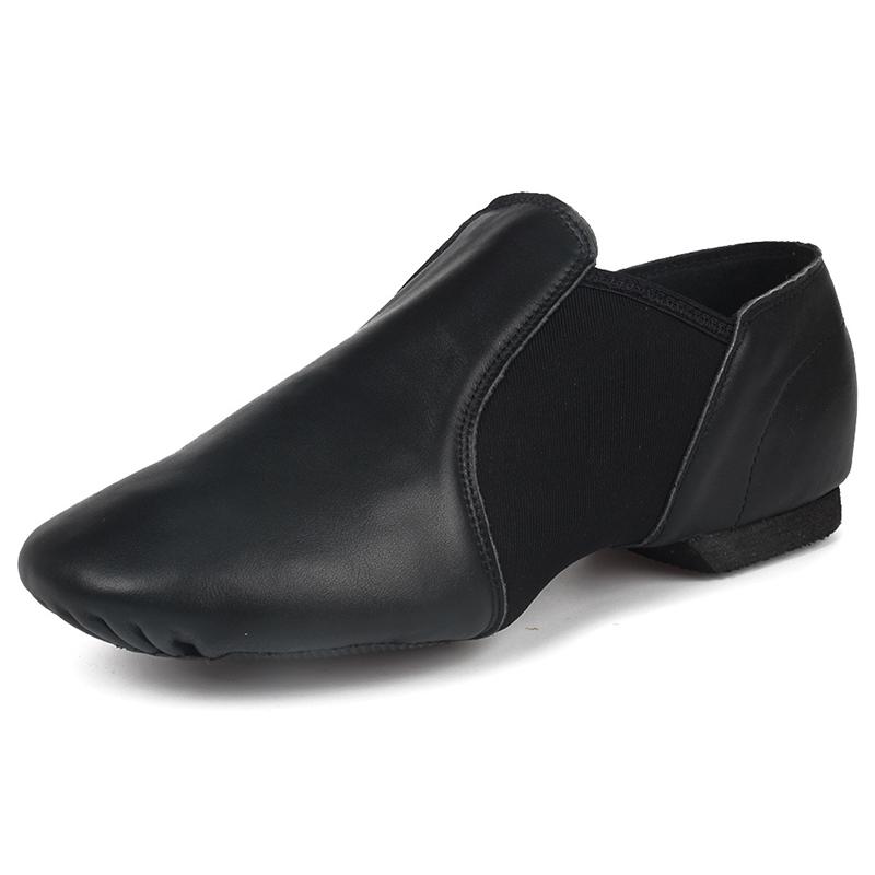 Unisex Jazzschuhe Leder Slip-on für Damen und Herren Ballettschuhe Tanzübungsschuhe 45 von Joom DACH