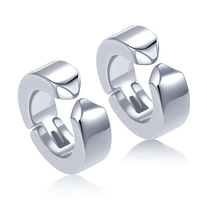 Unisex-Ohrmanschette ohne Piercing, personalisierter Clip-On-Ohrring im koreanischen Stil, trendiger Fake-Ohrschmuck 2022 für Männer und Frauen. von Joom DACH