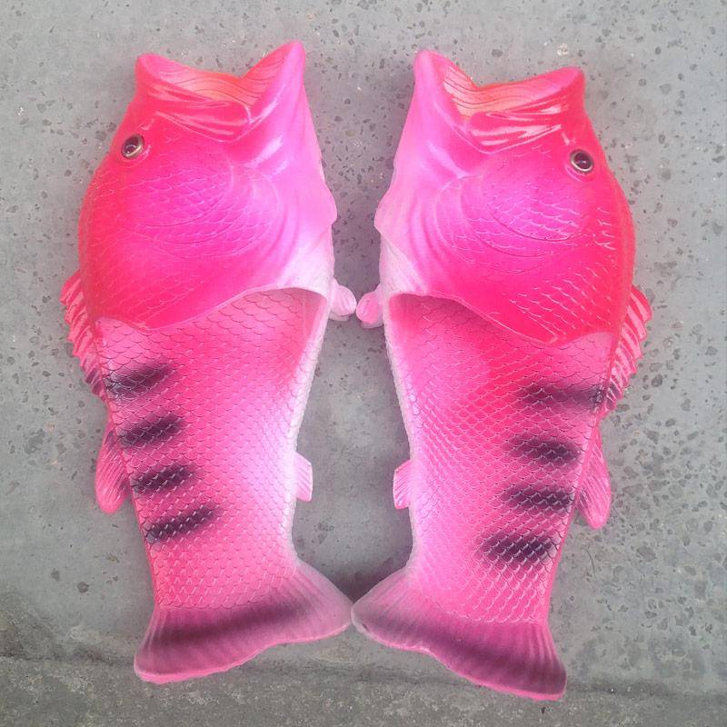 Unisex Strand Hausschuhe Männer Große Größe 33-47 Familie Lustige Fisch Hausschuhe Jungen Sommer Schuhe 2024 Runway Schuhe Mann der Slides 5 von Joom DACH