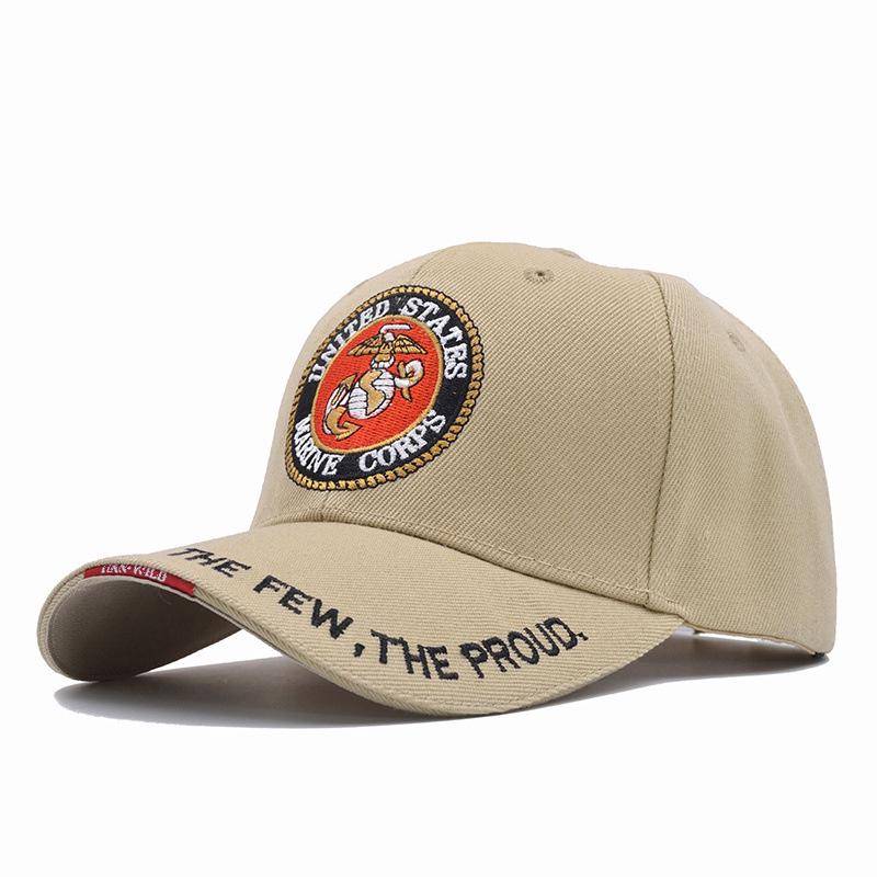 United States Marine Corps Bone Baseball Cap Herren Navy Seals Hut für Erwachsene Größe Golf Caps beige von Joom DACH