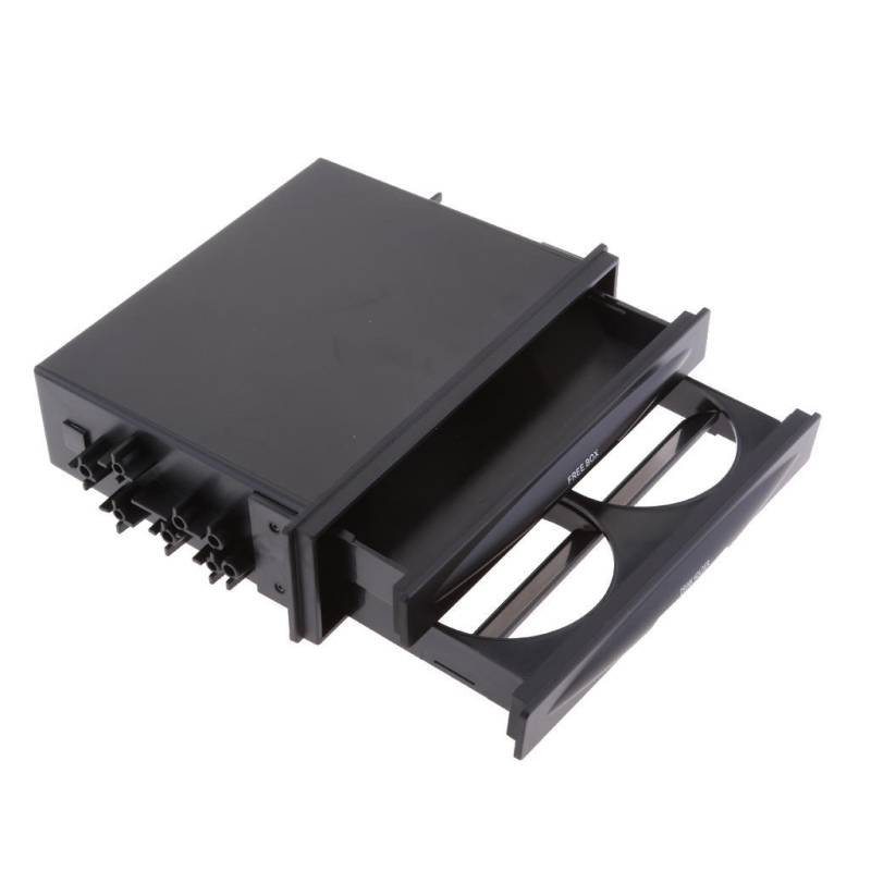 Universal-Auto-LKW-Doppel-DIN-Radio-Taschen-Getränkehalter-Tablett-Organizer-Aufbewahrungsbox von Joom DACH