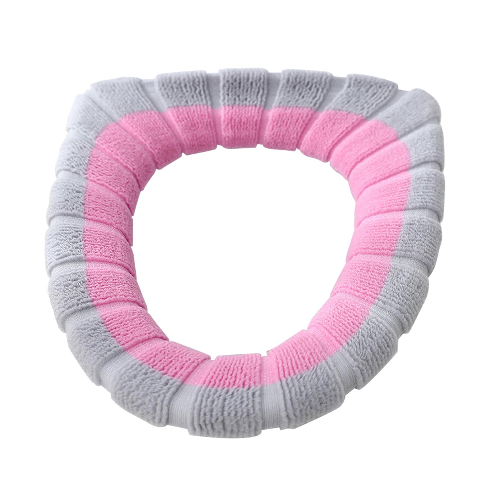 Universal Wc Sitz Bequem Samt Korallen Wc Abdeckung Winter Wc Kissen Abdeckung Haushalt Closestool Matte Sitz Fall Deckel Abdeckung graue/rosa von Joom DACH