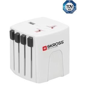 Universaladapter MUV USB SKROSS - Weiß - Kompakt - 2-polig - Asymmetrisch von Joom DACH