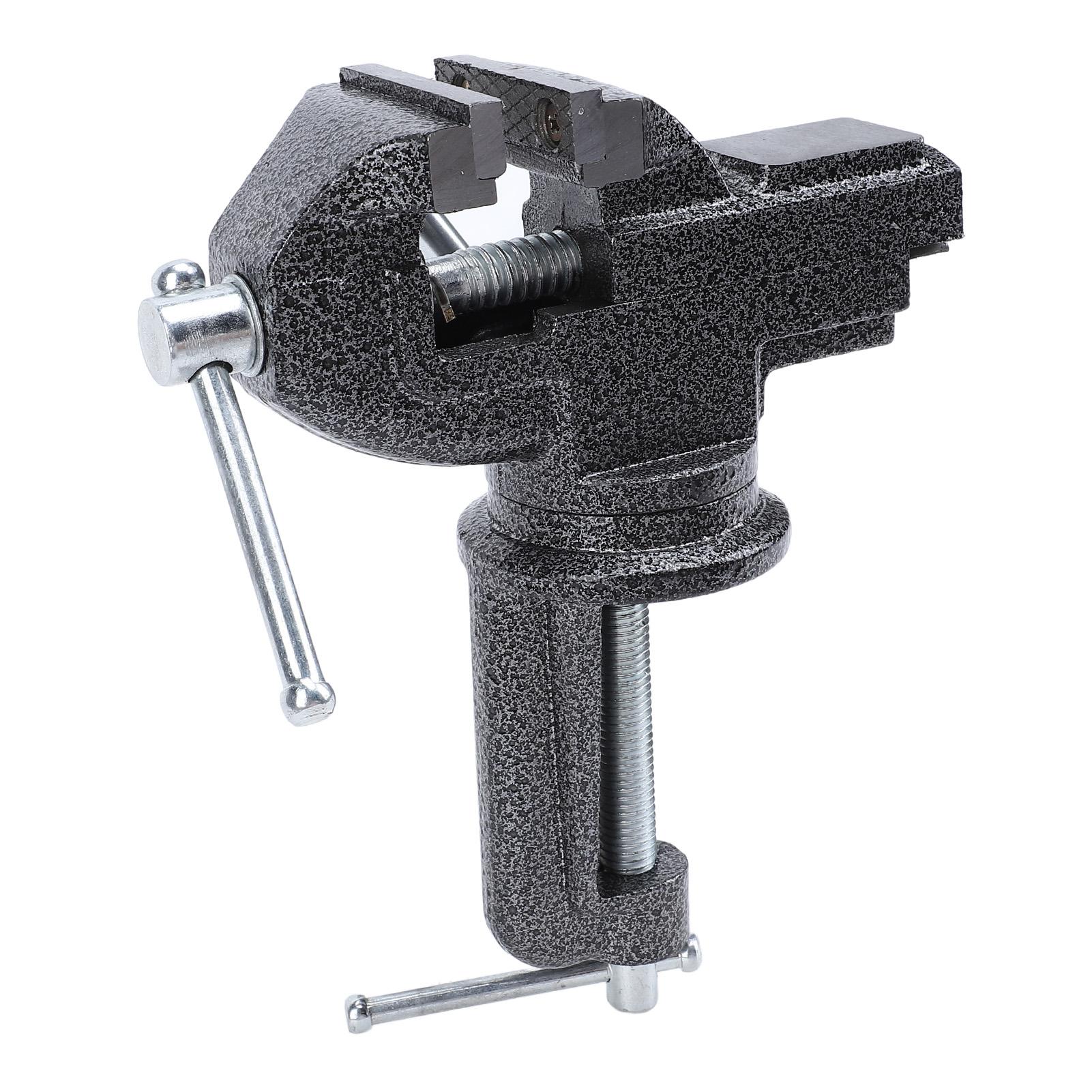 Universeller Tischschraubstock Heimklemme zum Aufschrauben Bankklemme Tragbar 360 Grad Schwenkfuß für Holzbearbeitung von Joom DACH