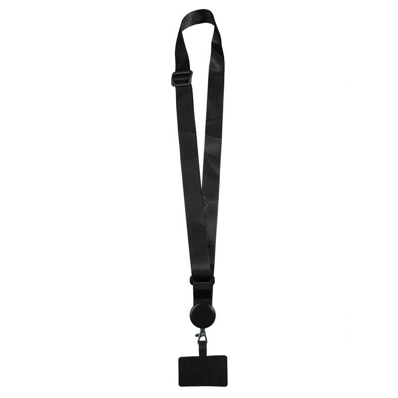 Universelles Handy-Lanyard Abnehmbares Anti-Verlust-Lanyard Halsband Anhänger für Handyhülle Abnehmbarer Lanyard-Patch schwarz von Joom DACH