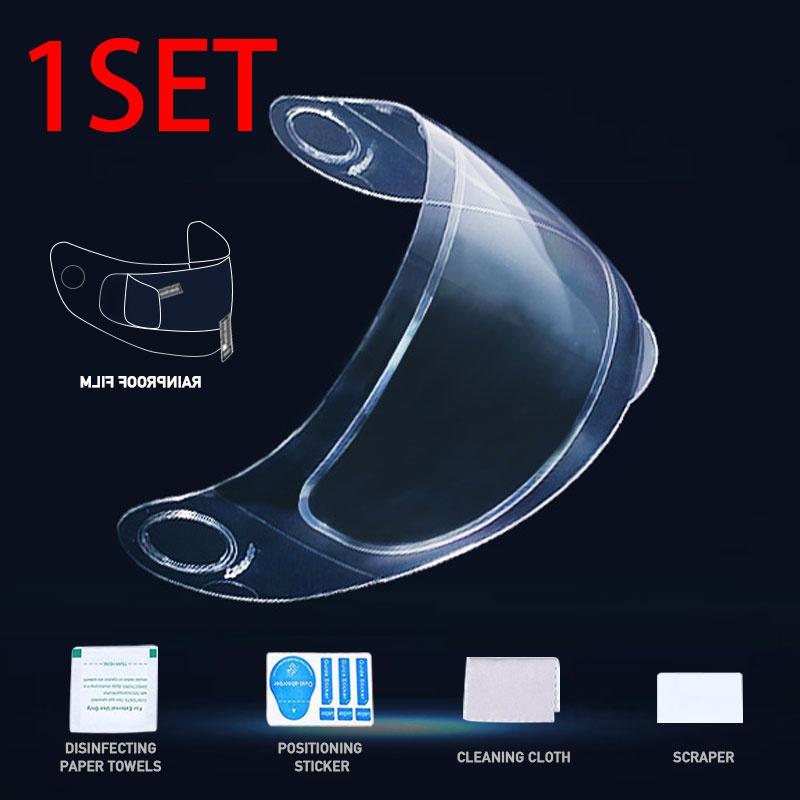 Universelles Motorradzubehör Helmvisier Klar Antibeschlag-Patch Geeignet Breaker Helm Linse Antibeschlagfolie Windschutzscheibe Aufkleber HD-Sicht AVE Anti-Rain film von Joom DACH