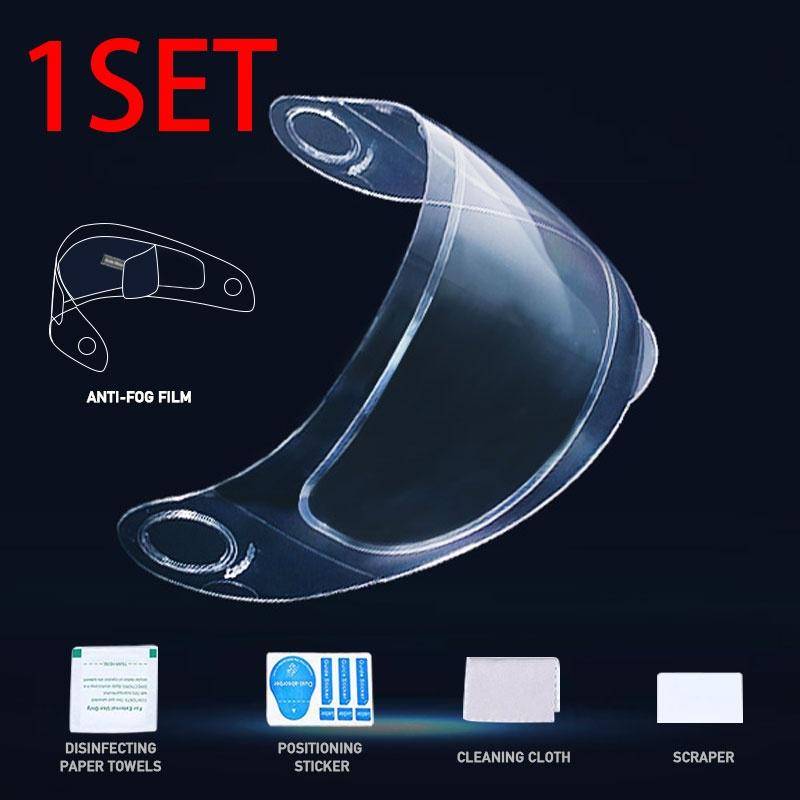 Universelles Motorradzubehör Helmvisier Klar Antibeschlag-Patch Geeignet Breaker Helm Linse Antibeschlagfolie Windschutzscheibe Aufkleber HD-Sicht AVE anti-fog film von Joom DACH