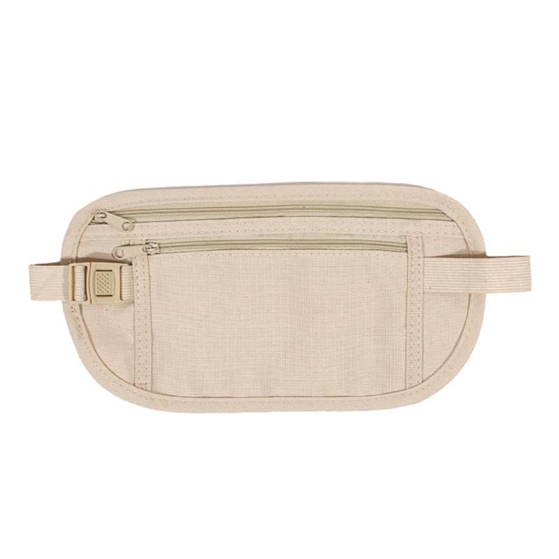 Unsichtbare Reise-Hüfttaschen Eng anliegende Bauchtasche für Reisepass Geldbürtel Tasche Verstecktes Sicherheitsportemonnaie Freizeittasche für Männer Frauen beige von Joom DACH
