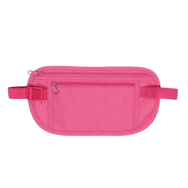 Unsichtbare Reise-Hüfttaschen Eng anliegende Bauchtasche für Reisepass Geldbürtel Tasche Verstecktes Sicherheitsportemonnaie Freizeittasche für Männer Frauen rose rot von Joom DACH