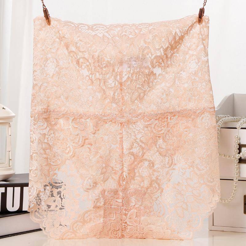 Unsichtbare nahtlose Bikini-Unterwäsche für Damen, hohe Taille, florale Spitzenhöschen, Übergröße, Hipster-Körperformer, Butt Lift Knicker 3XL beige Unsichtbare nahtlose Bikini-Unterwäsche für Damen, hohe Taille, florale Spitzenhöschen, Übergröße, Hipster-Körperformer, Butt Lift Knicker 3XL beige von Joom DACH