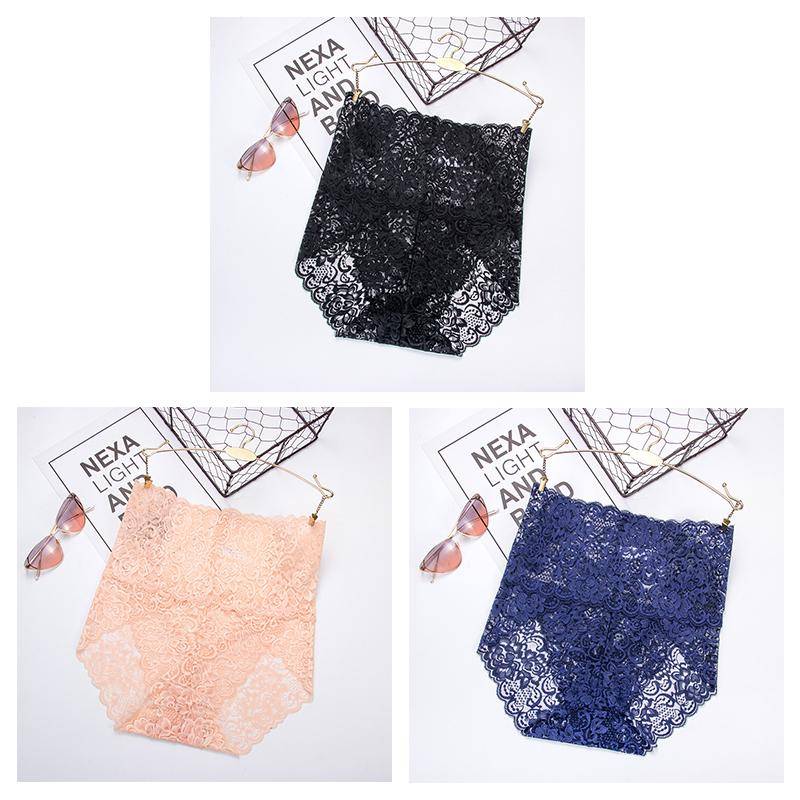 Unsichtbare nahtlose Bikini-Unterwäsche für Damen, hohe Taille, florale Spitzenhöschen, Übergröße, Hipster-Körperformer, Butt Lift Knicker 3XL grün Unsichtbare nahtlose Bikini-Unterwäsche für Damen, hohe Taille, florale Spitzenhöschen, Übergröße, Hipster-Körperformer, Butt Lift Knicker 3XL grün von Joom DACH