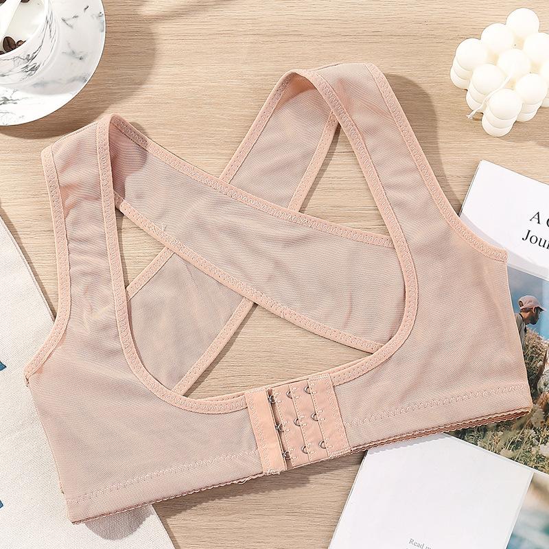 Unsichtbares Body Shaper Korsett für Damen, Brust- und Schulterkorrekturgürtel, Rücken- und Schulterstütze, Haltungskorrektur für die Gesundheit L beige von Joom DACH