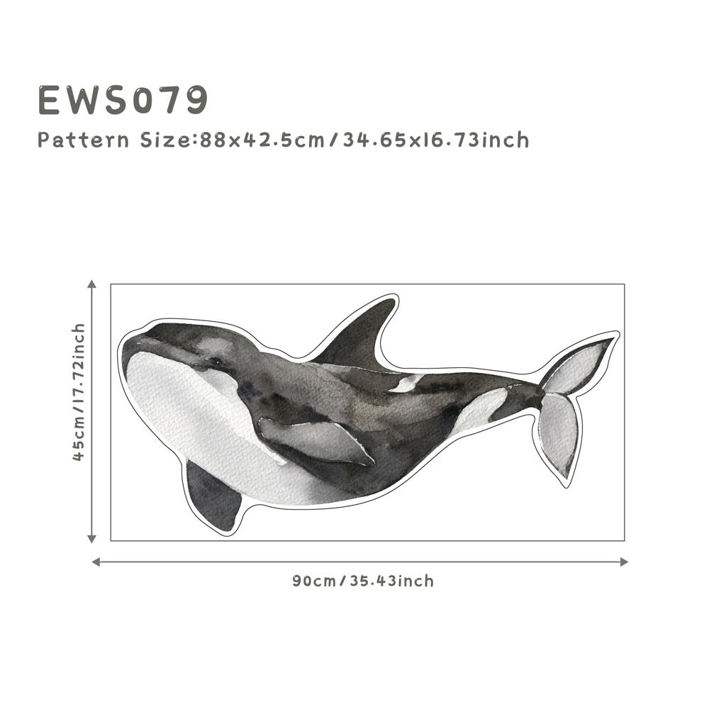 Unterwasserwelt Fisch Wandaufkleber Wasserdicht Aquarell Koralle Ozean Wandtattoos für Badezimmer Kinderzimmer Babyzimmer Heimdeko as picture shows von Joom DACH