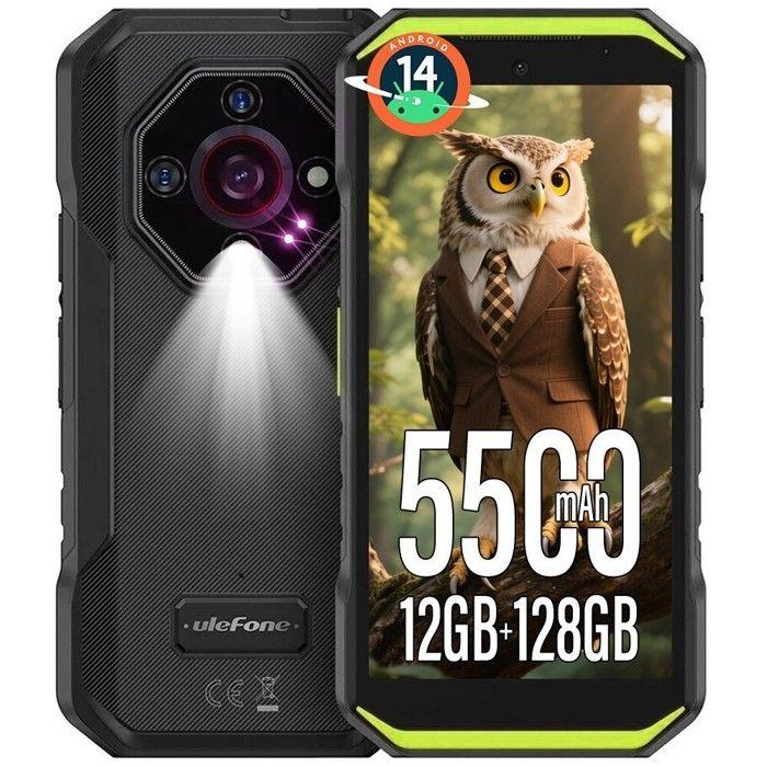 Unzerbrechliches Mobiltelefon Ulefone Armor X32 16GB+128GB 5.65'' Corning Glas Robustes Smartphone Android 14 Dual-SIM/NFC Grün grün von Joom DACH