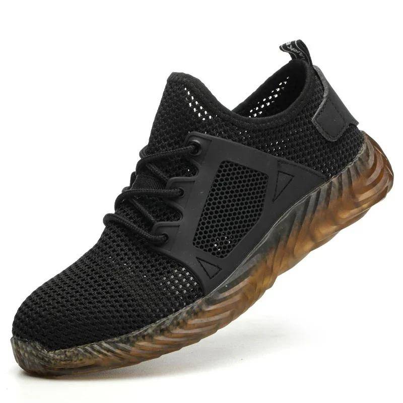 Unzerstörbare Arbeitssicherheitsschuhe Herren Stahlkappe Arbeitsschuhe Sneakers Pannensichere Stiefel Herrenschuhe Schuhe Übergröße 49 50 36 von Joom DACH