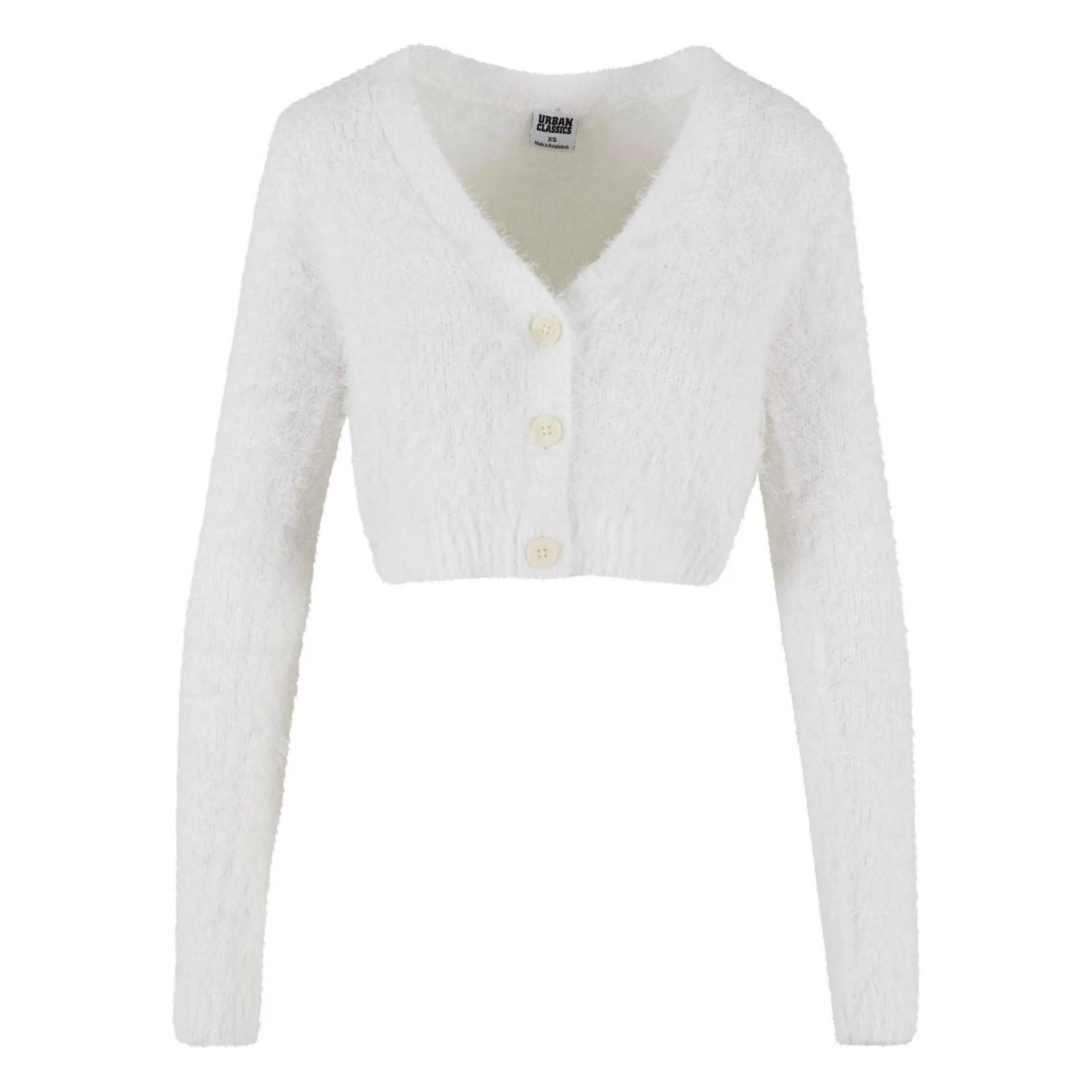 Urban Classics Damen/Damen Cropped Strickjacke M weiß Urban Classics Damen/Damen Cropped Strickjacke M weiß von Joom DACH