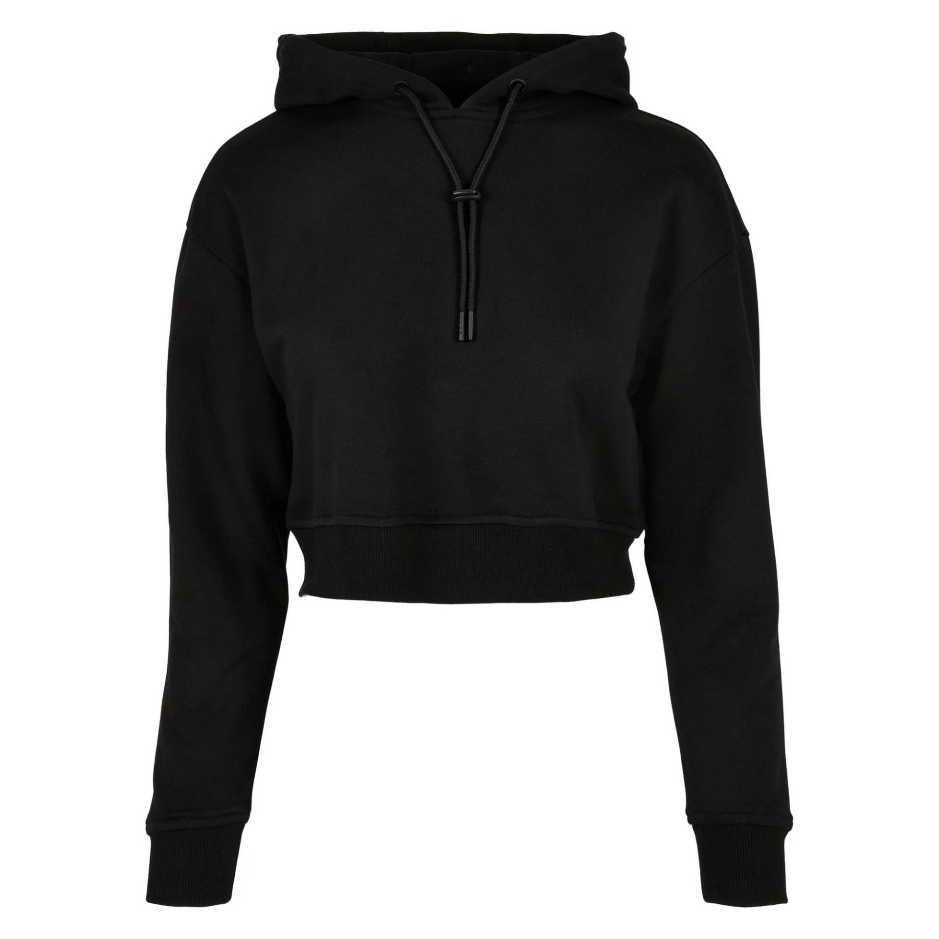 Urban Classics Damen/Damen Frottee Kurz-Hoodie L schwarz von Joom DACH