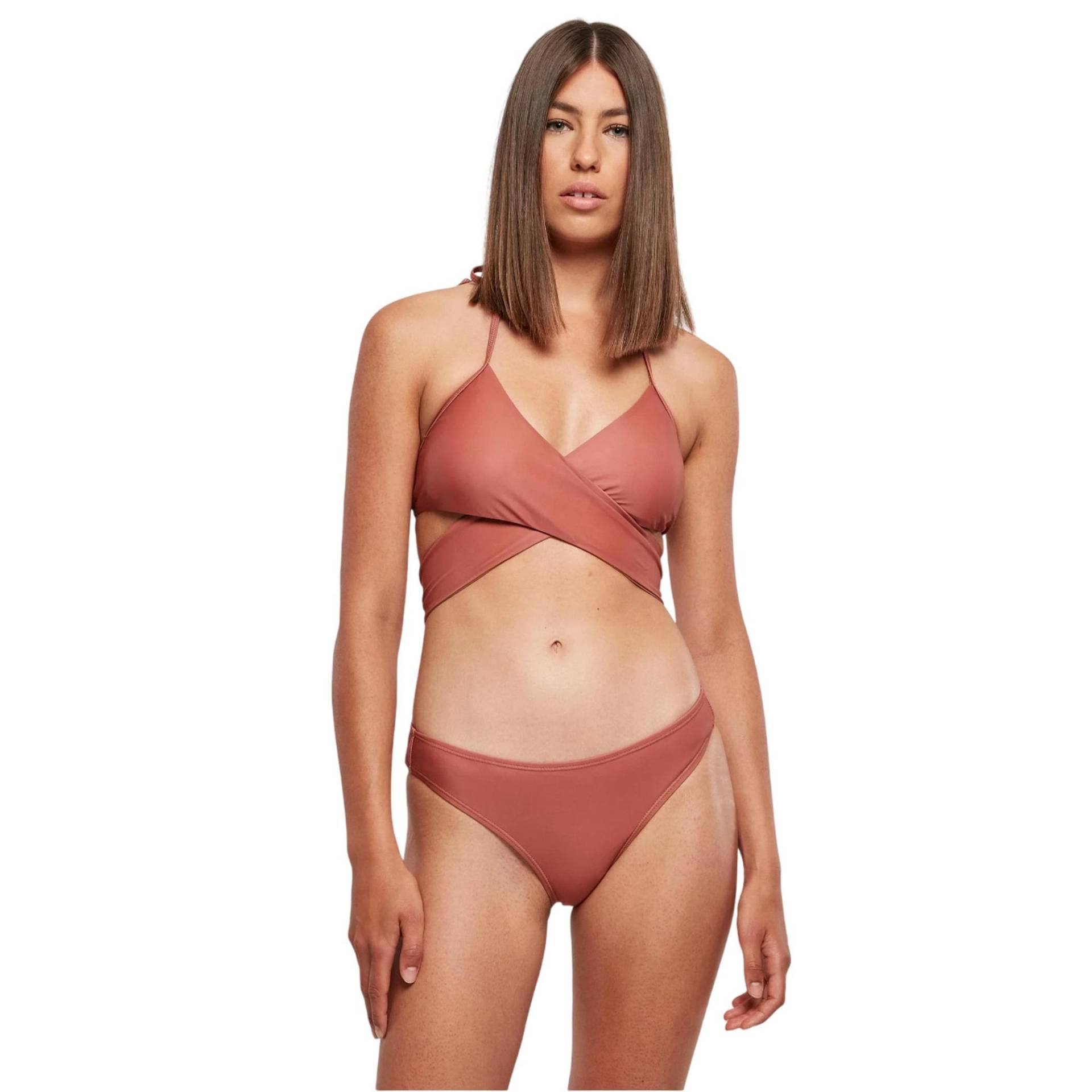 Urban Classics Damen/Damen Neckholder Bikini Set XS orange von Joom DACH