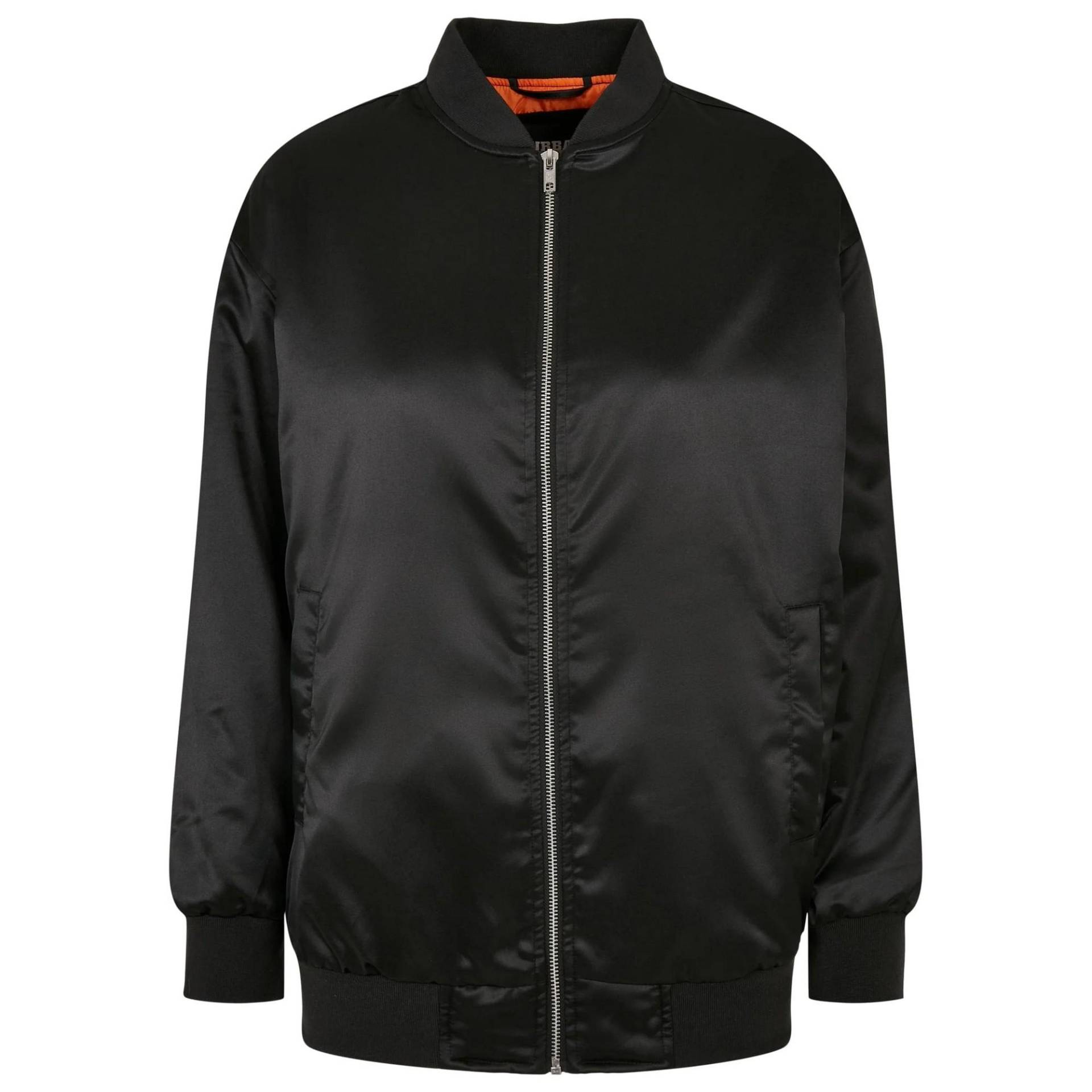 Urban Classics Damen/Damen Satin Oversized Bomberjacke M schwarz von Joom DACH