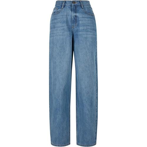 Urban Classics Damen 90er Denim High Waist Wide Leg Jeans 30R von Joom DACH