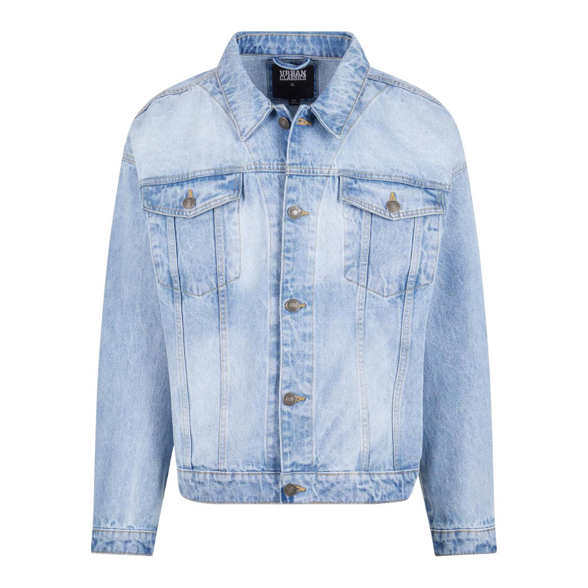 Urban Classics Herren Übergewichtige Boxy Denimjacke 5XL von Joom DACH