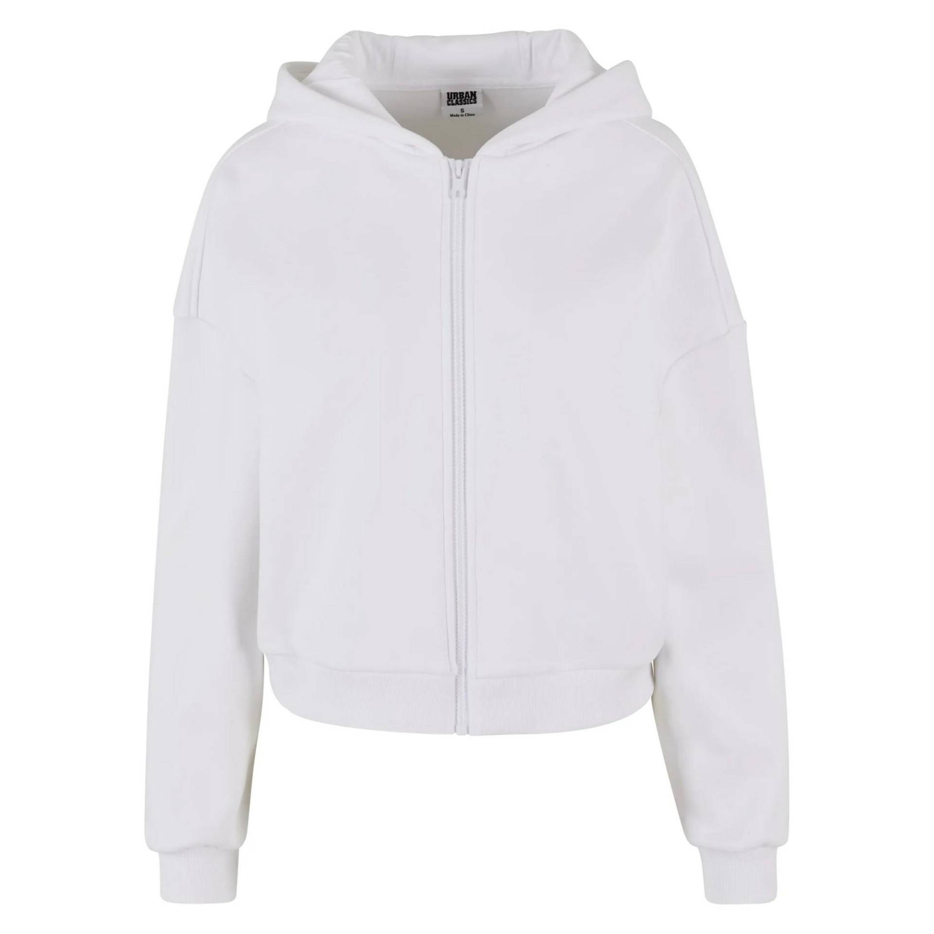 Urban Classics Damen/Damen Kuscheliger Cropped Hoodie mit Reißverschluss M weiß Urban Classics Damen/Damen Kuscheliger Cropped Hoodie mit Reißverschluss M weiß von Joom DACH