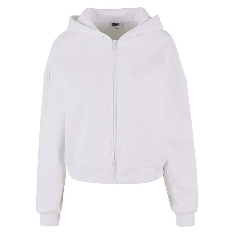 Urban Classics Damen/Damen Kuscheliger Cropped Hoodie mit Reißverschluss M weiß von Joom DACH