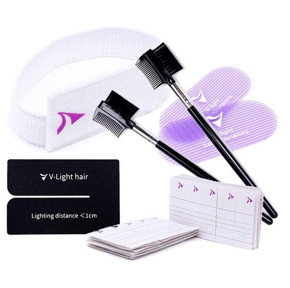 V-LIGHT HAIR EXTENSIONS Friseurset Armband Sticker Klettverschluss A1 von Joom DACH