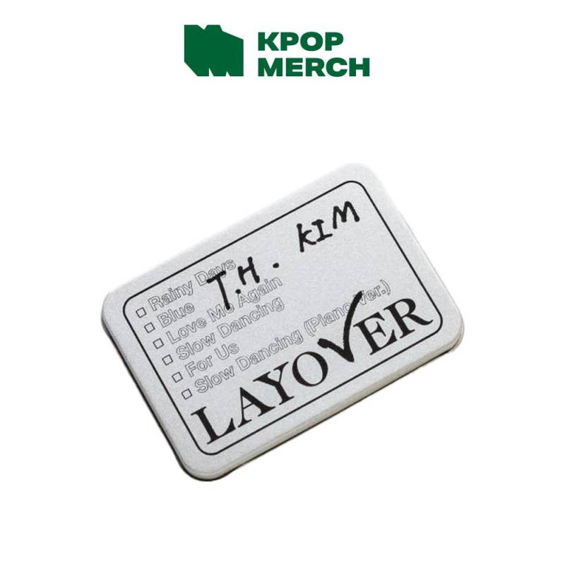 V - ZWISCHENSTOP Blechdose Sticker-Set TAN 1ea von Joom DACH