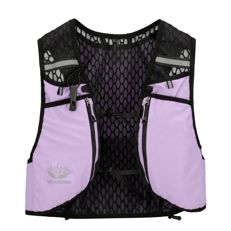 VANAHEIMR Laufweste mit Trinkbeutel, verstellbare Universal-Trinkweste für Damen und Herren No Water Bag violett VANAHEIMR Laufweste mit Trinkbeutel, verstellbare Universal-Trinkweste für Damen und Herren No Water Bag violett von Joom DACH