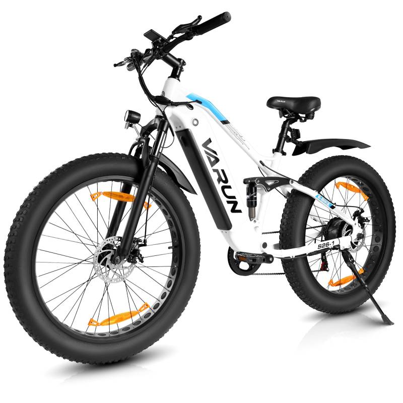 VARUN S26-1 26 x 4.0 Fat Tire Elektro-Mountainbike mit 48V 16AH Herausnehmbarem Akku schwarz VARUN S26-1 26 x 4.0 Fat Tire Elektro-Mountainbike mit 48V 16AH Herausnehmbarem Akku schwarz von Joom DACH