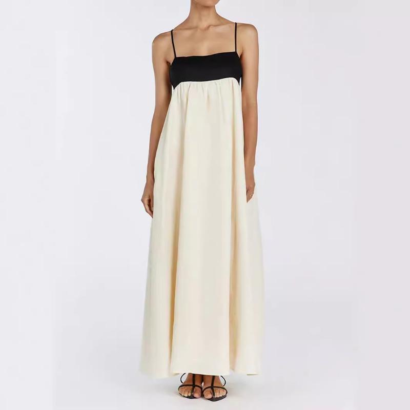 VEZFAA Damenmode Sommer Frühling Einfarbig Druck Ärmellos Lockere Taille Lässige Kleider XS apricot VEZFAA Damenmode Sommer Frühling Einfarbig Druck Ärmellos Lockere Taille Lässige Kleider XS apricot von Joom DACH