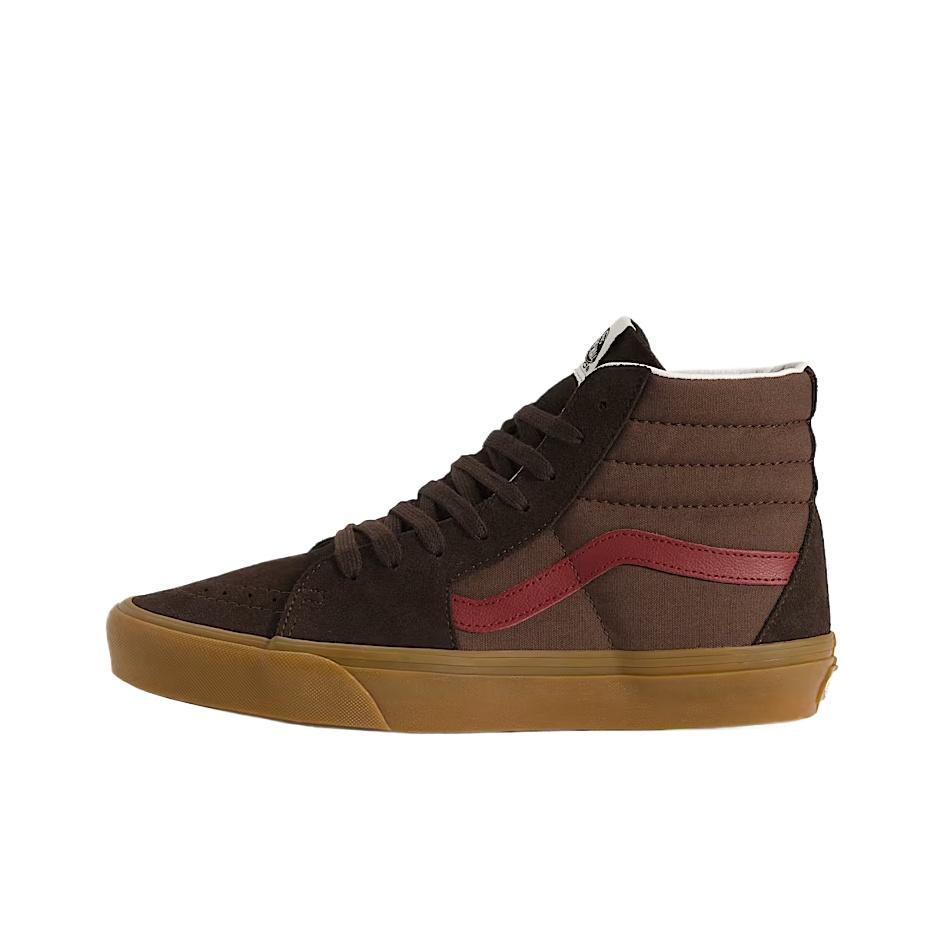 Vans Sk8-Hi Gum Schlicht Modisch Intellektuell Elegant High-Top Skateschuhe Unisex Skateschuhe VN000BW7BF0 42.5 von Joom DACH