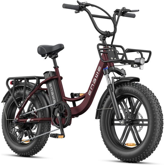 Elektrofahrrad - ENGWE - L20 BOOST - 20 Zoll - Reichweite 140 km - Motor 250 W rot von Joom DACH