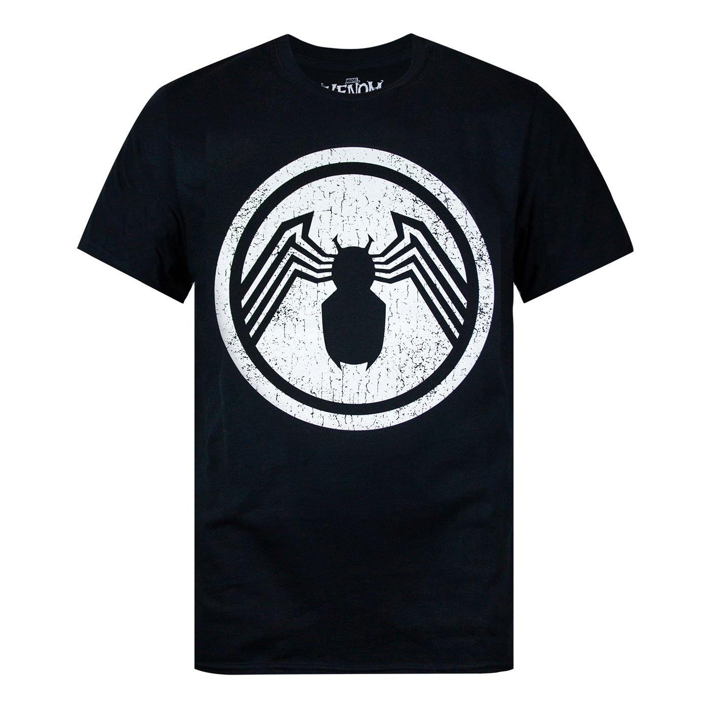 Venom Herren Distressed Logo T-Shirt 3XL schwarz/weiß von Joom DACH