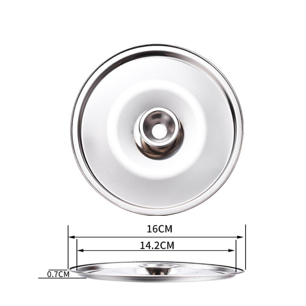 Verdicken Deckel Topf Abdeckung Edelstahl Küche Lebensmittel Deckel Neue Runde Topf Deckel Küche Liefert 16cm von Joom DACH