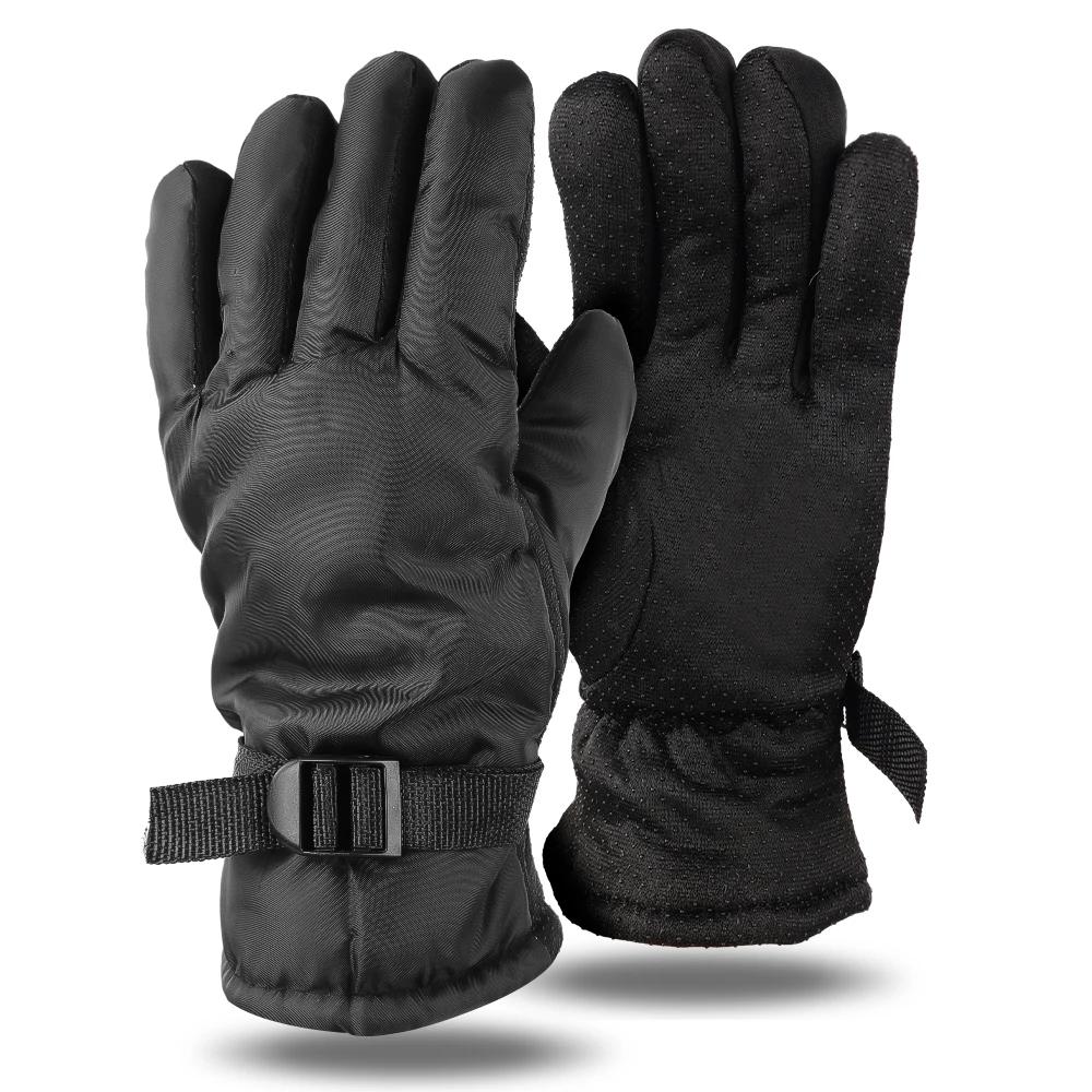 Verdicken Sie die Winter-Fahrradhandschuhe für Herren, wasserdicht, für den Außenbereich, Skifahren, Reiten, Motorradfahren, warme Fäustlinge, rutschfeste Handschuhe, Thermo-Sport-Fäustlinge von Joom DACH