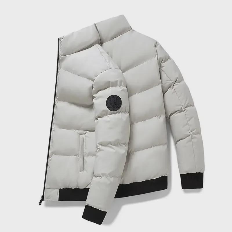 Verdickte Daunenjacke für den Winter für Herren – trendiger, lässiger Jugendstil, passender Baumwollmantel L von Joom DACH