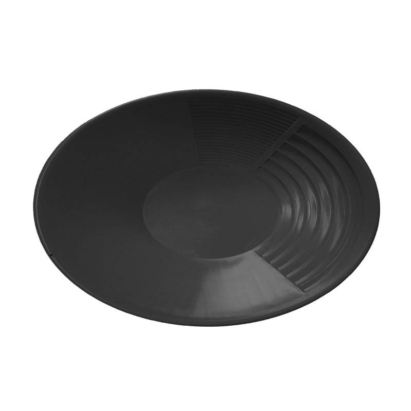 Verdickte Goldwaschpfanne mit manueller Bedienung, handbetriebene Goldschürfpfanne, einfach zu verwendende Pfanne für effizientes Schürfen schwarz von Joom DACH