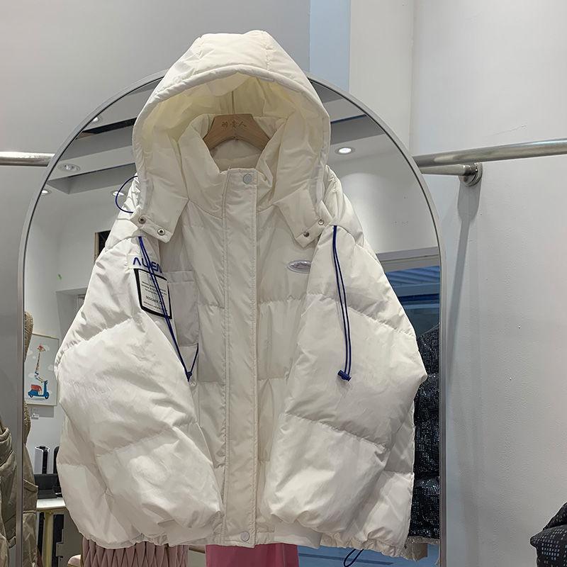 Verdickte Übergröße Lockere Daunenjacke Damen Kapuze Kurz Dickes Mädchen Neue Winterbekleidung M von Joom DACH