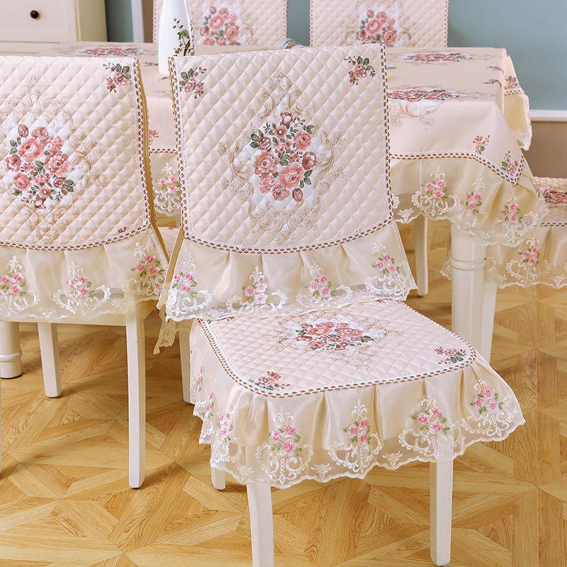 Verdickter Stuhlbezug Heim Sitzpaket Sitzkissen Rutschfestes Sitzkissen Integriert mit Kissen Heim Bankett Dekoration chair 1 cover 1 back von Joom DACH