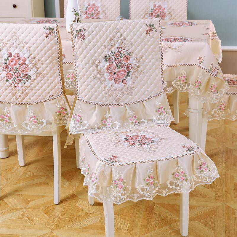 Verdickter Stuhlbezug Heim Sitzpaket Sitzkissen Rutschfestes Sitzkissen Integriert mit Kissen Heim Bankett Dekoration chair 1 cover 1 back von Joom DACH