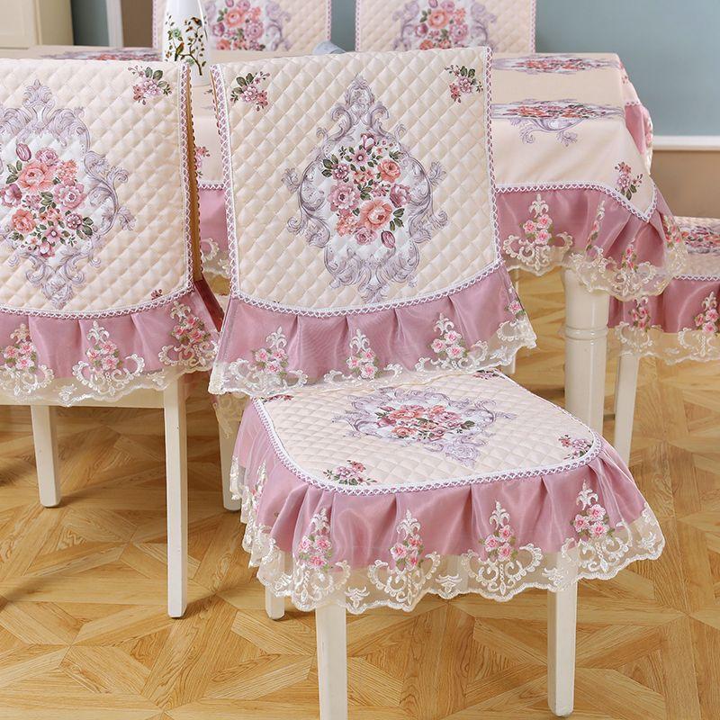 Verdickter Stuhlbezug Heim Sitzpaket Sitzkissen Rutschfestes Sitzkissen Integriert mit Kissen Heim Bankett Dekoration chair 1 cover 1 back von Joom DACH