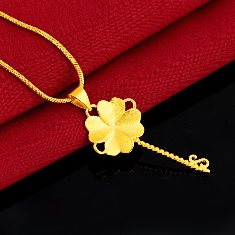 Vergoldete Schmuck Schlüssel Halskette frauen Einfache Schlüssel Schlüsselbein Kette von Joom DACH