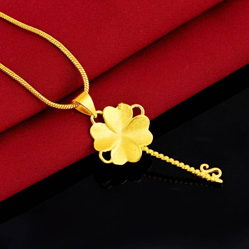 Vergoldete Schmuck Schlüssel Halskette frauen Einfache Schlüssel Schlüsselbein Kette von Joom DACH