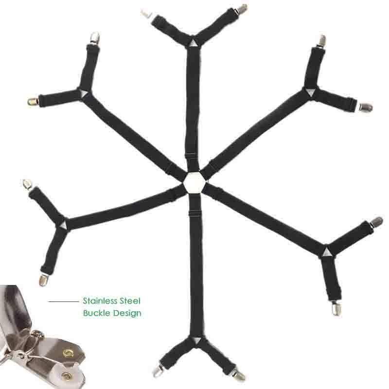Verlängern Sie das Bettlaken, verstellbare Hosenträger, überkreuzte Bandgurte, Greifer, Matratze, Bettdecke, elastisch With Rubber Ring schwarz Verlängern Sie das Bettlaken, verstellbare Hosenträger, überkreuzte Bandgurte, Greifer, Matratze, Bettdecke, elastisch With Rubber Ring schwarz von Joom DACH
